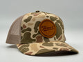 Circle Script Trucker-Duck Camo